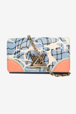 Louis Vuitton Epi Aqua Twist Chain Wallet - Designer Handbags at The Find Luxury Resale - Vancouver, Canada