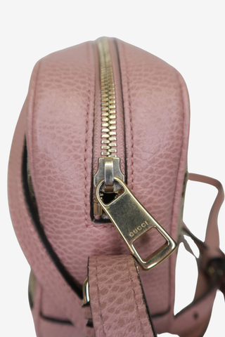 Gucci Bree GG Canvas Leather Crossbody Bag - Designer Handbags at The Find Luxury Resale - Vancouver, Canada