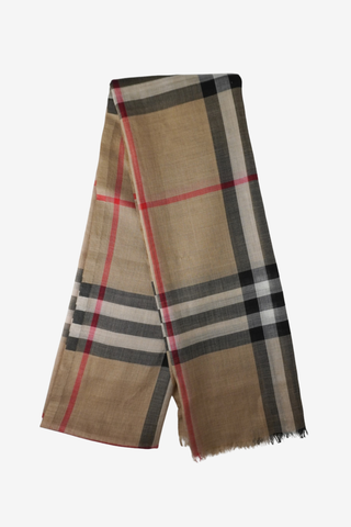 Burberry Plaid Scarf