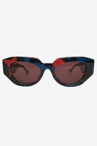 Gucci GG Blue/Red Sunglasses