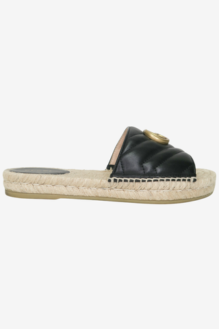 Gucci Marmont Slides sz 7.5 - Designer sandals at The Find Luxury Resale - Vancouver, Canada