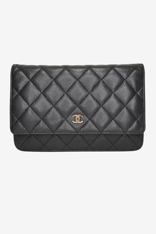 Chanel Black Wallet On Chain