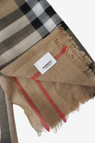 Burberry Plaid Scarf