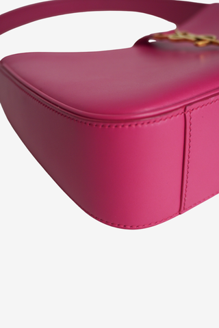 Saint Laurent Le 5 a 7 Pink Shoulder Bag - Designer handbag at The Find Luxury Resale - Vancouver, Canada
