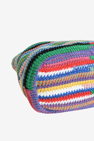 Miu Miu Multicolour Crochet Tote Bag - Designer Handbags at The Find Luxury Resale - Vancouver, Canada