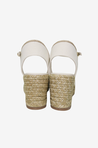 Stuart Weitzman Wedge Sandals sz 9 - Designer heels at The Find Luxury Resale - Vancouver, Canada