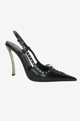 Versace Lace-Up Pumps sz 37 - Designer pumps at The Find Luxury Resale - Vancouver, Canada