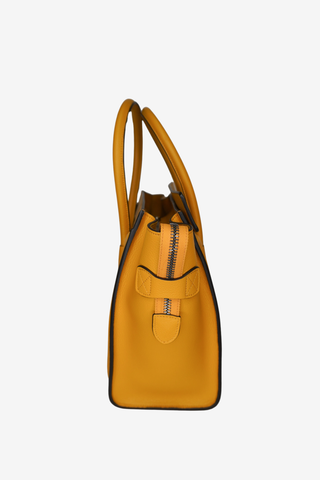Celine Micro Luggage Yellow