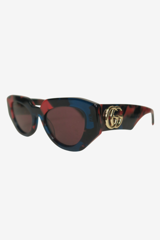 Gucci GG Blue/Red Sunglasses