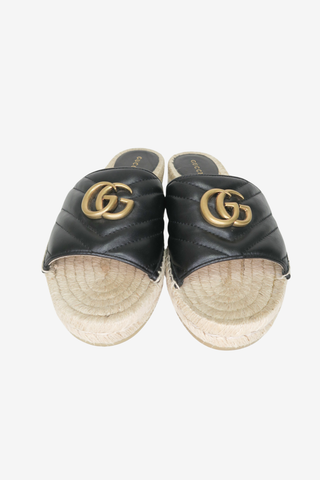 Gucci Marmont Slides sz 7.5 - Designer sandals at The Find Luxury Resale - Vancouver, Canada