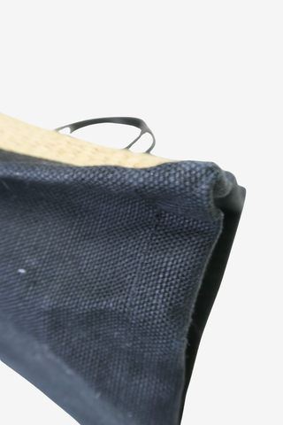 Saint Laurent Raffia Rive Gauche Tote - Designer Handbags at The Find Luxury Resale - Vancouver, Canada