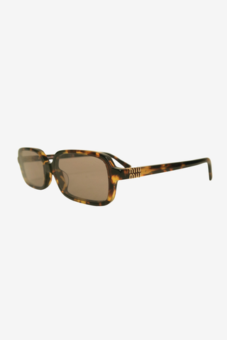 Miu Miu Rectangle Sunglasses - Designer Sunglasses at The Find Luxury Resale - Vancouver, Canada