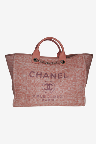 Chanel Large Deauville Shopping Tote