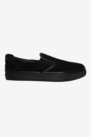 Gianvito Rossi Black Slip-On sz 40 - Designer Sneakers at The Find Luxury Resale - Vancouver, Canada