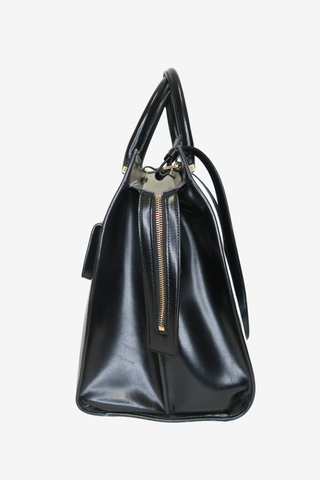 Saint Laurent Leather Uptown Bag - Designer handbag at The Find Luxury Resale - Vancouver, Canada