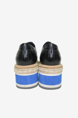 Prada Black Platform Oxfords sz 37.5 - Designer Loafers at The Find Luxury Resale - Vancouver, Canada
