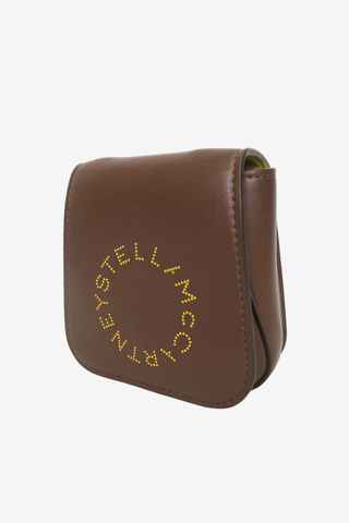 Stella McCartney Brown Micro Coin Purse - Designer wallet at The Find Luxury Resale - Vancouver, Canada