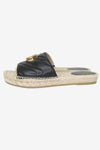 Gucci Marmont Slides sz 7.5 - Designer sandals at The Find Luxury Resale - Vancouver, Canada