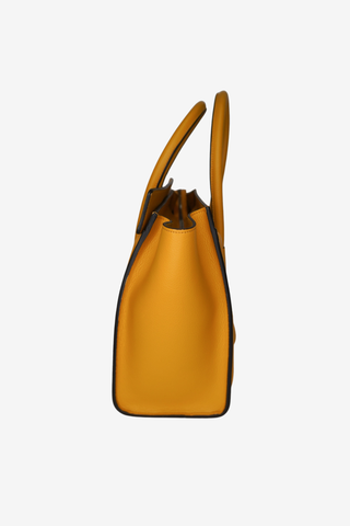 Celine Micro Luggage Yellow