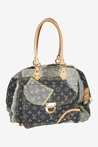 Louis Vuitton Limited Edition 2007 Patchwork Monogram Denim Bowly - Designer Handbags at The Find Luxury Resale - Vancouver, Canada