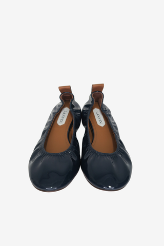 Lanvin Patent Ballet Flats sz 37 - Designer Flats at The Find Luxury Resale - Vancouver, Canada