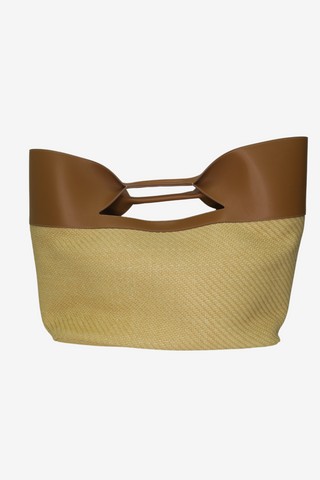 Alexander McQueen Raffia Tote - Designer handbag at The Find Luxury Resale - Vancouver, Canada