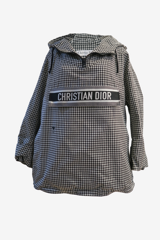 Christian Dior Houndstooth Printed Jacket Sz SX - Designer Jacket at The Find Luxury Resale - Vancouver, Canada