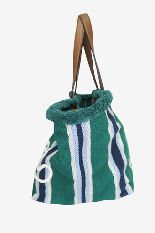 Gucci Logo Embroidered Tote - Designer handbag at The Find Luxury Resale - Vancouver, Canada