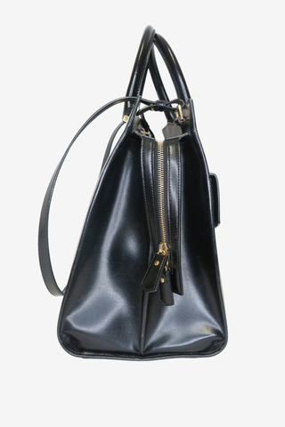 Saint Laurent Leather Uptown Bag - Designer handbag at The Find Luxury Resale - Vancouver, Canada