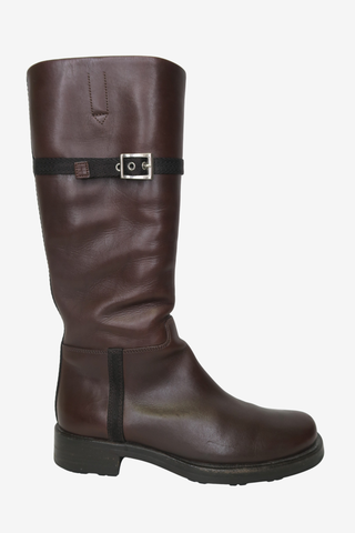 Prada Leather Boots sz 35.5 - Designer boots at The Find Luxury Resale - Vancouver, Canada