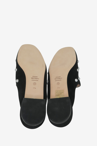 Stuart Weitzman Embellished Loafer sz 7.5 - Designer Loafers at The Find Luxury Resale - Vancouver, Canada