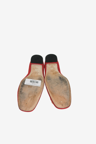 Stuart Weitzman Red Flats Sz 7.5 - Designer shoes at The Find Luxury Resale - Vancouver, Canada