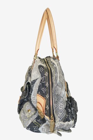 Louis Vuitton Limited Edition 2007 Patchwork Monogram Denim Bowly - Designer Handbags at The Find Luxury Resale - Vancouver, Canada