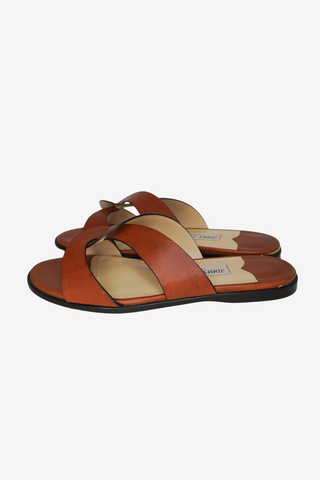 Jimmy Choo Leather Sandals sz 39