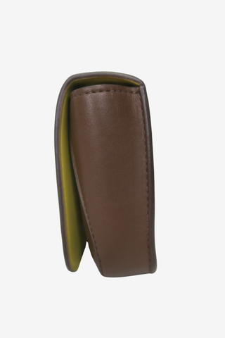 Stella McCartney Brown Micro Coin Purse - Designer wallet at The Find Luxury Resale - Vancouver, Canada