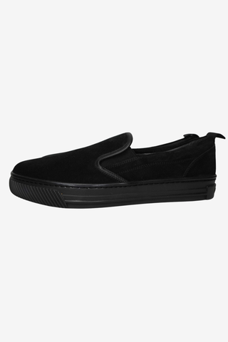 Gianvito Rossi Black Slip-On sz 40 - Designer Sneakers at The Find Luxury Resale - Vancouver, Canada