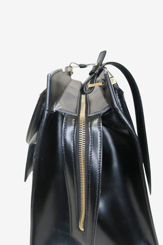 Saint Laurent Leather Uptown Bag - Designer handbag at The Find Luxury Resale - Vancouver, Canada