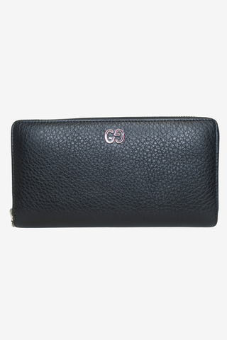 Gucci Leather Logo Zip Wallet - Designer Wallets at The Find Luxury Resale - Vancouver, Canada