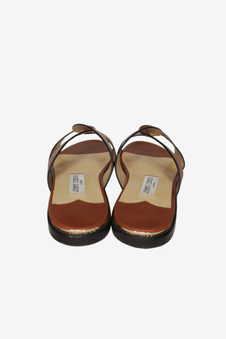 Jimmy Choo Leather Sandals sz 39
