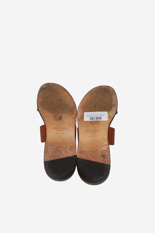 Jimmy Choo Leather Sandals sz 39