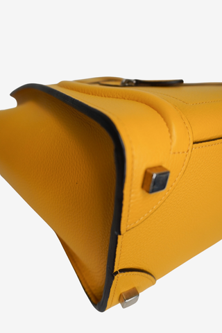 Celine Micro Luggage Yellow