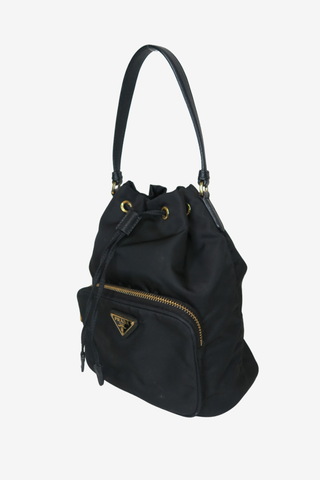 Prada Tessuto Nylon Bucket Bag - Designer Handbags at The Find Luxury Resale - Vancouver, Canada