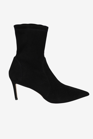 Stuart Weitzman Suede Booties sz 10 - Designer boots at The Find Luxury Resale - Vancouver, Canada