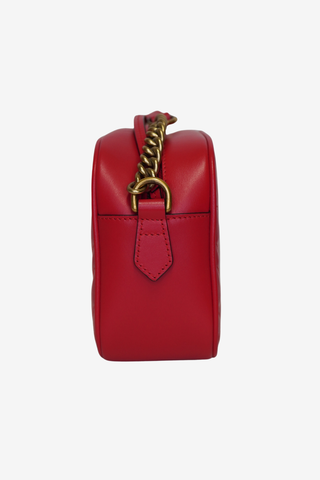 Gucci Marmont Camera Bag Red - Designer Handbags at The Find Luxury Resale - Vancouver, Canada