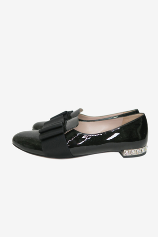 Miu Miu Patent Loafer Sz 36.5 - Designer shoes at The Find Luxury Resale - Vancouver, Canada