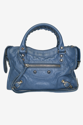 Balenciaga Leather Motocross Mini City - Designer handbag at The Find Luxury Resale - Vancouver, Canada
