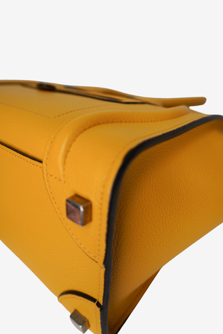 Celine Micro Luggage Yellow