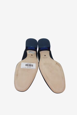 Stuart Weitzman Blue Suede Loafers sz 7.5 - Designer Flats at The Find Luxury Resale - Vancouver, Canada