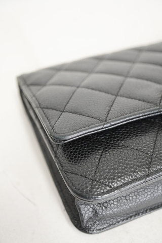 Chanel Black Wallet On Chain