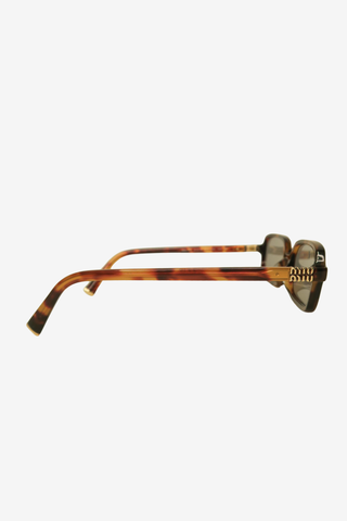 Miu Miu Rectangle Sunglasses - Designer Sunglasses at The Find Luxury Resale - Vancouver, Canada